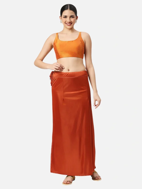 Rust Charm Satin Petticoat