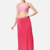 Deep Pink Satin Petticoat