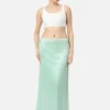 Pastel Green Satin Petticoat