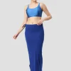 Royal Blue Cotton Lycra Shapewear