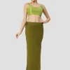 Mehndi Green Cotton Lycra Shapewear